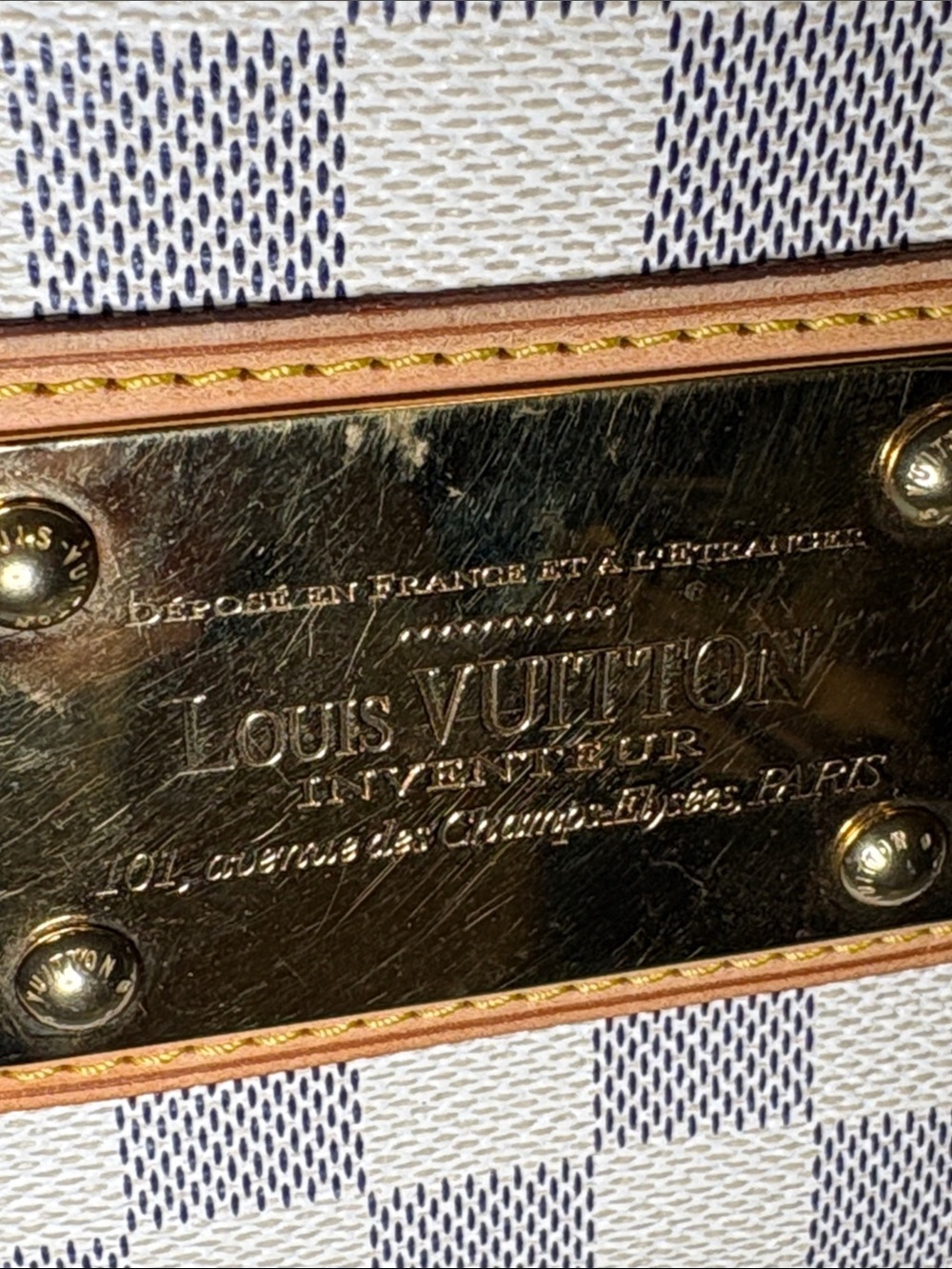 Louis Vuitton Damier Azur Galliera PM - AS IS Rehab Candidate - Picture 3 of 16